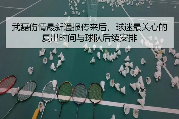 武磊伤情最新通报传来后，球迷最关心的复出时间与球队后续安排
